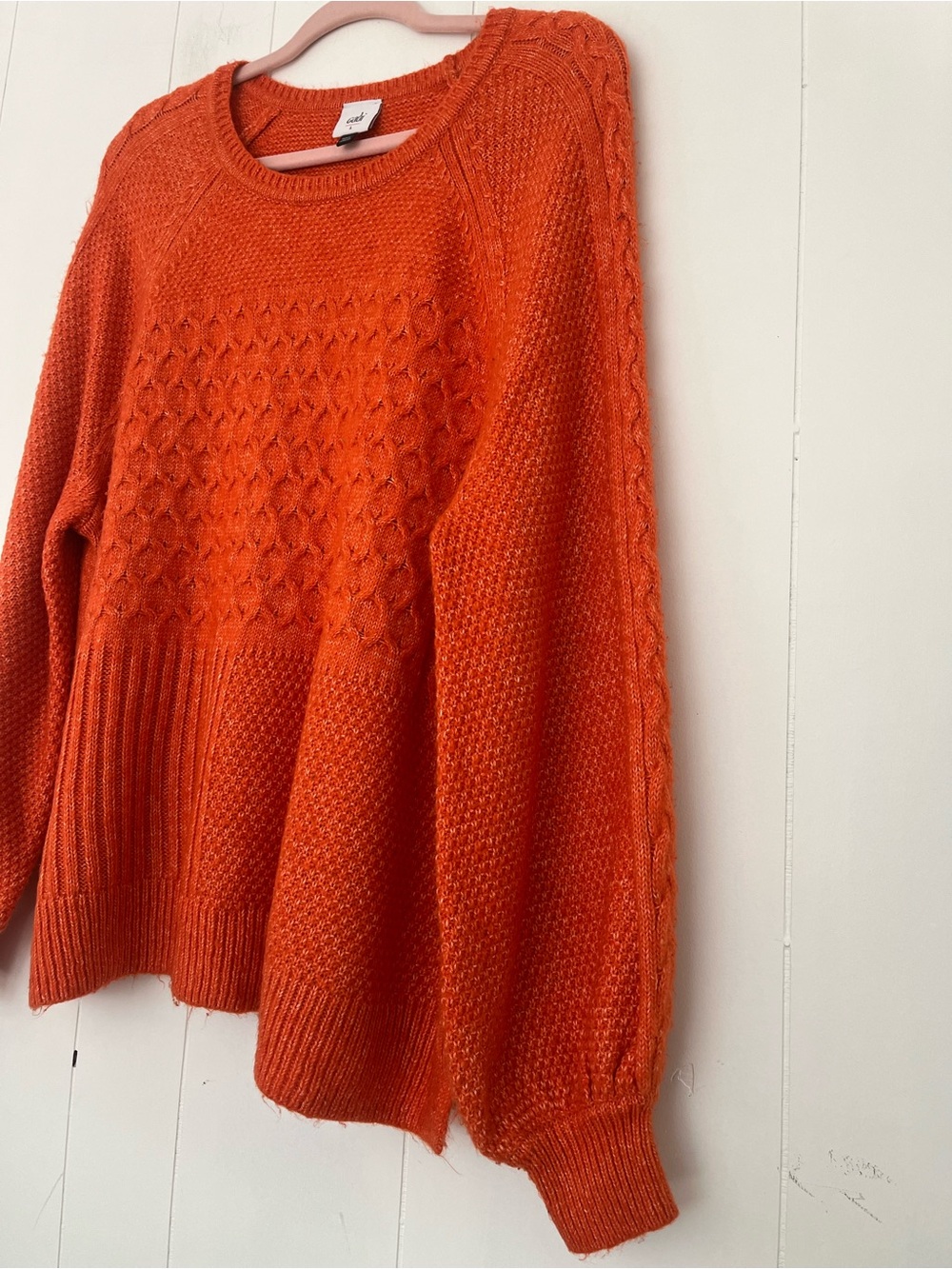 CAbi Harvest Crew Neck Pullover Sweater #4038 Chunky Size Large - Picture 2 of 15